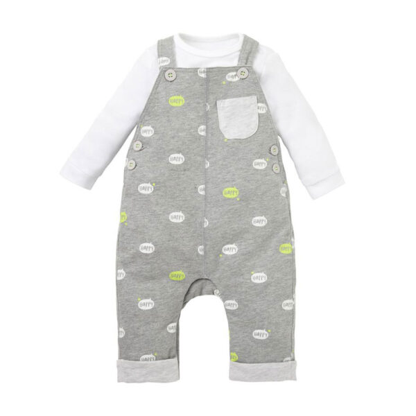 Baby All in Kakoo Grey For Boys