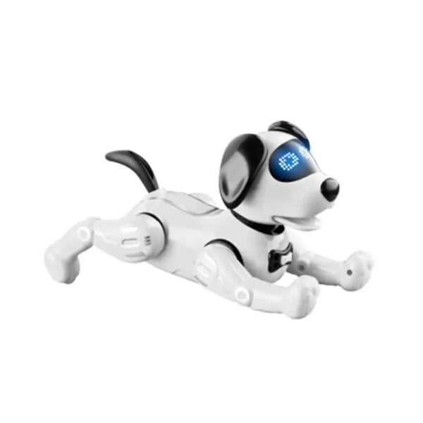 Neo Classic RC Robot Dog Infrared Remote Control Intelligent voice Command Robotic Dog - White - Image 4