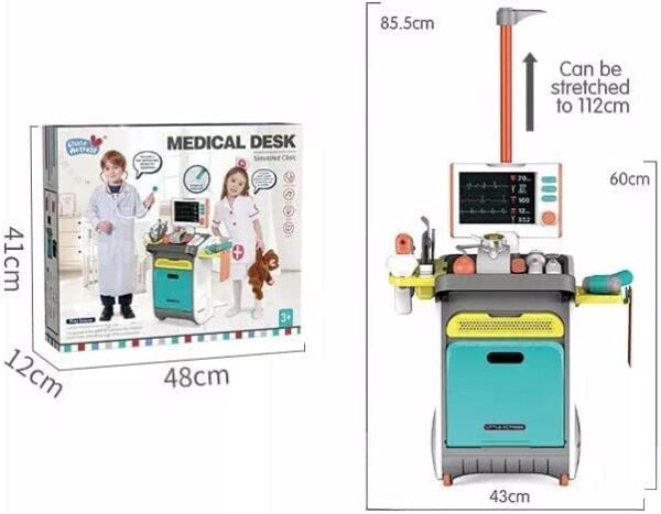 Nano Classic Children Pretend Play Kids Doctor Set Kit toy- A model - Image 5