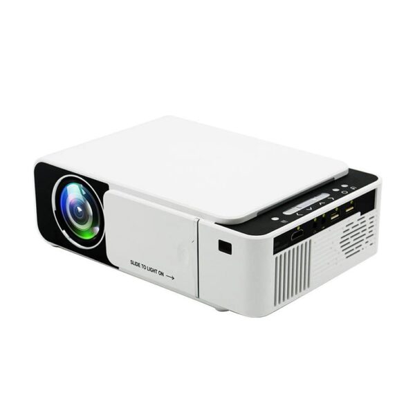 T5 WiFi Mini Projector 480p 2600 Lumens Smart Video LED Projector Home Theater White