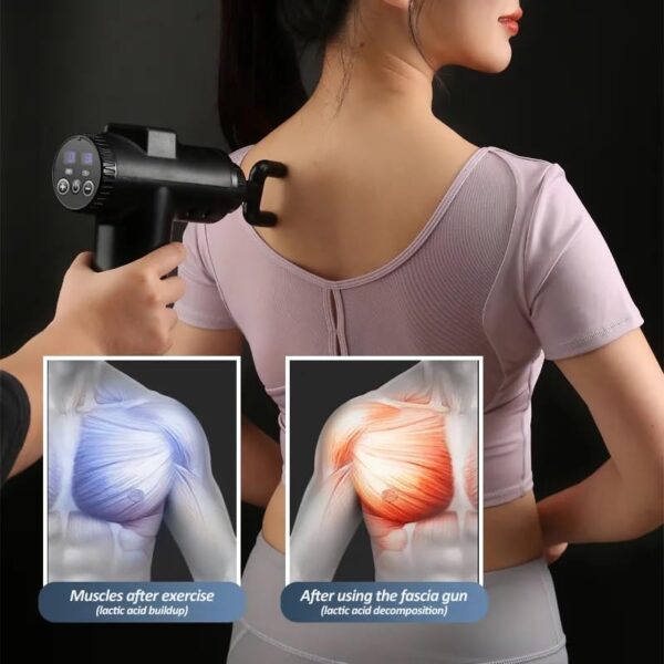 Neo Classic 99 Speed USB Handheld Professional Sports Electric Percussive Deep Tissue Muscle Massage Gun - Image 2