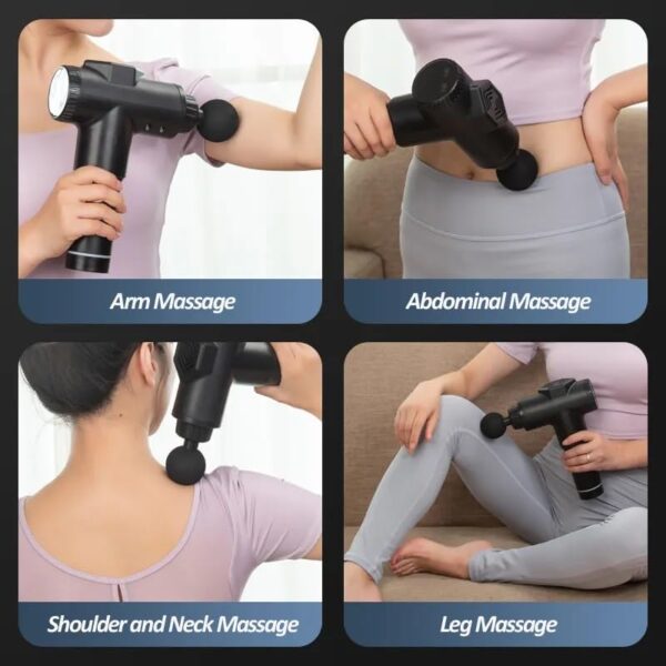 Neo Classic 99 Speed USB Handheld Professional Sports Electric Percussive Deep Tissue Muscle Massage Gun - Image 4