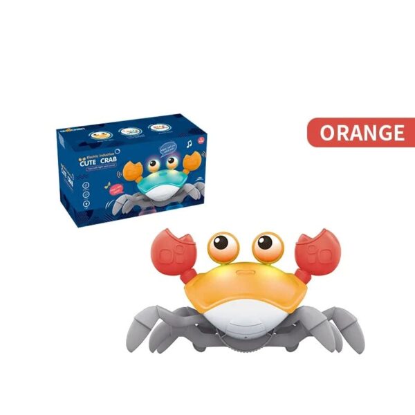 Neo Classic Children Musical Rechargeable Sensor Dancing Walking Crawling Crab Toy For Kids and Baby (Blue) - Image 3