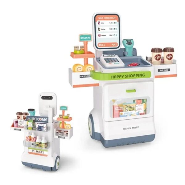 Neo Classic Children's Kids 47 pcs Supermarket Set with Cash Register - Image 6