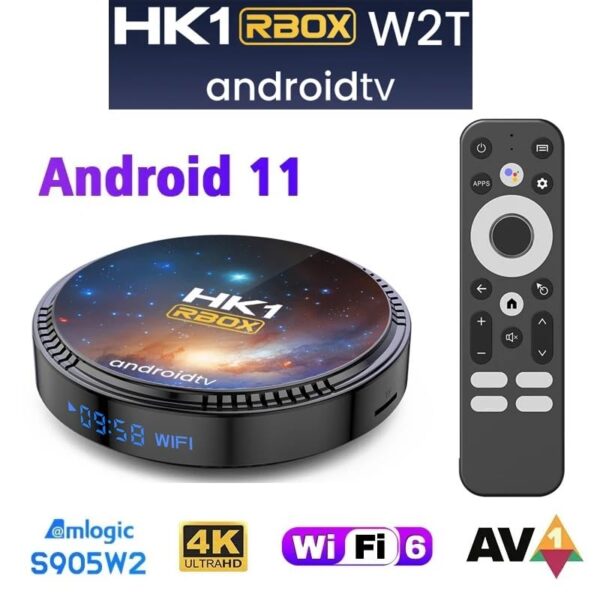 Neo Classic HK1 RBOX W2T TV Box Android 11.0 ATV 4G/32G Dual WIFI - Image 4