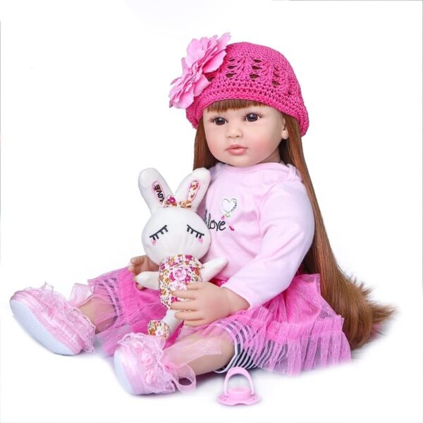 Nano Classic 22 inch 55cm Reborn Baby Doll Full body Silicone vinyl Doll Newborn real like Baby Doll Girl Toy Gift Dolls D - Image 5