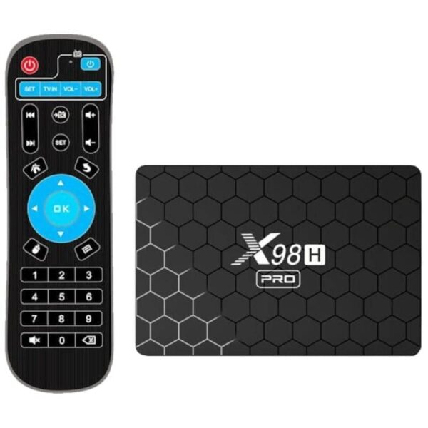 Nano Classic X98H Pro TV BOX Android 12 Allwinner H618 4GB RAM 32GB ROM 2.4G+5G WIFI Bluetooth 5.0 HDMI in WiFi 6- Black - Image 2