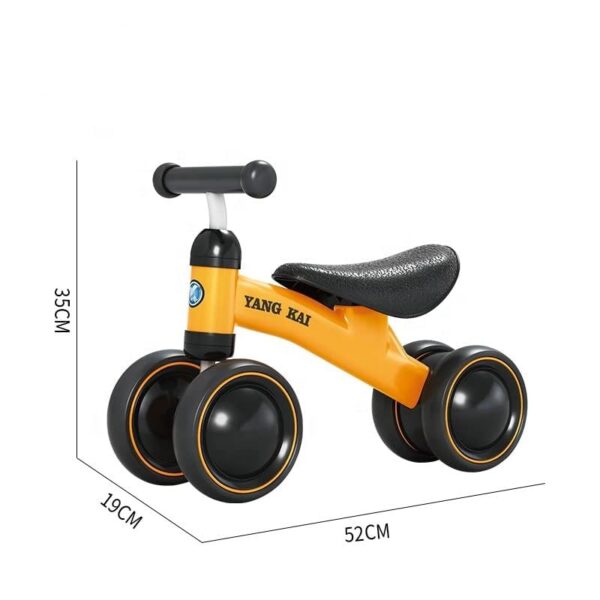 Neo Classic Children Kids Balance Cycle Walker Baby Balance Bike Bicycle For Kids - Orang - Image 2