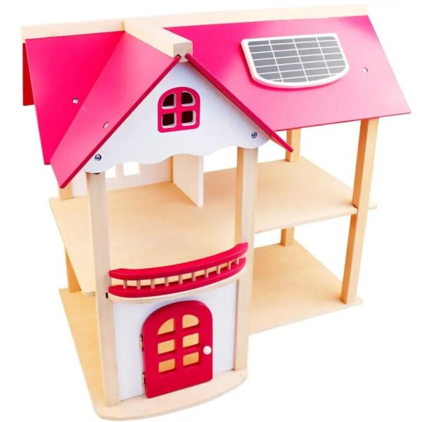 Neo Classic Kids Wooden Doll House Toy for Girls with 45cm Height (45 * 23 * 45cm) - Image 3