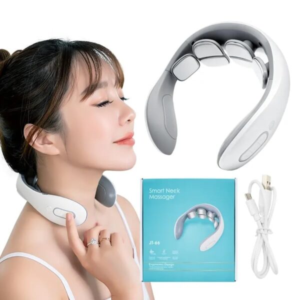 Neo Classic shoulder Massage Back Pain Relief Heating Vibration Pulse Massager Electric Smart Neck Massager - Image 5