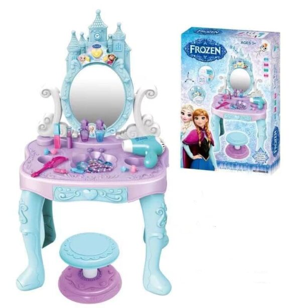 Nano Classic Kids Pretended Makeup kit for Girls Toys, Beauty set Not Real Makeup Set with Makeup Table for Kids Girls