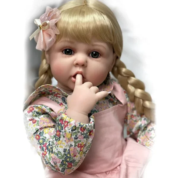 Erin 60CM Reborn Baby Dolls Handmade Painted Soft Cotton Body