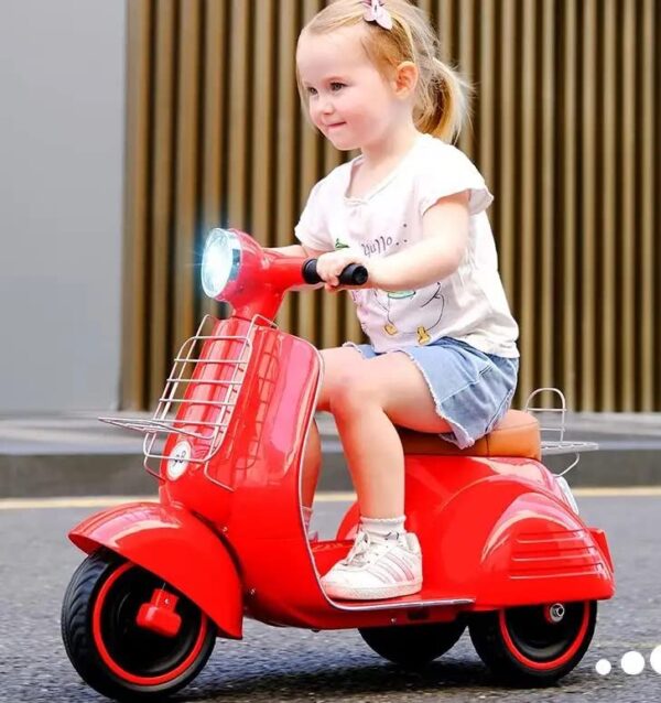 Neo Classic Kids Electronic Ride On Car Scooter Bike (RED)