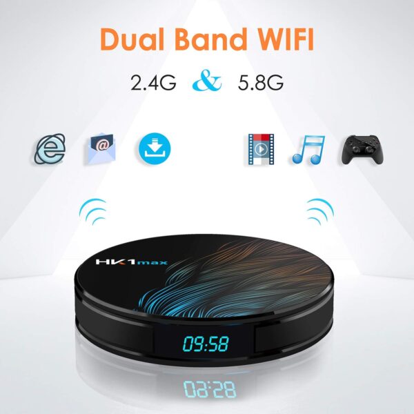 HK1 Max Android TV Box 4GB RAM 32GB ROM Bluetooth RK3328  Dual-WiFi - Image 2