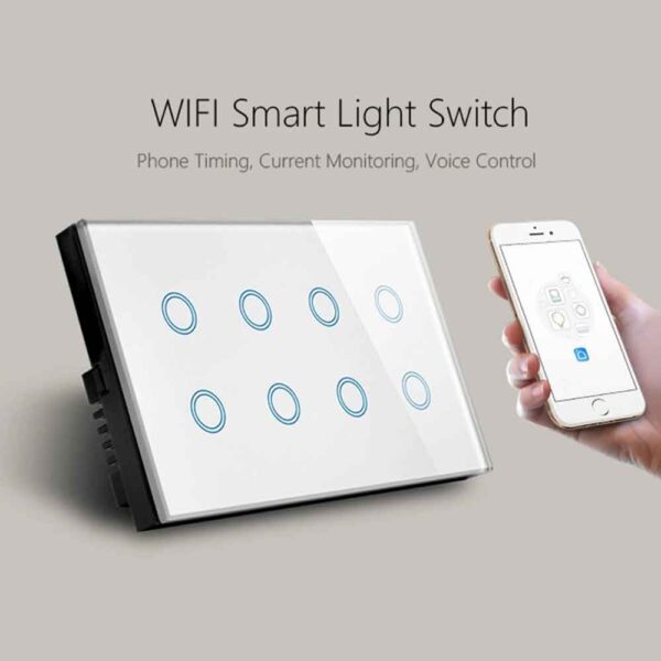 8 Gang WiFi Smart Wall Switch