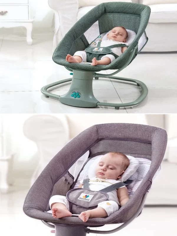 Baby Electric Rocking Chair Crib Newborn Sleeping Cradle Bed Child Comfort Chair Reclining Chair for Baby 0-3 Years Baby Bed - Image 4