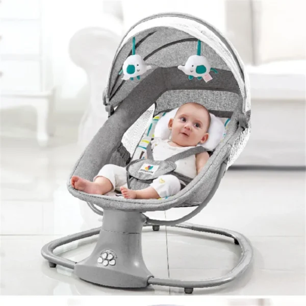 Baby Electric Rocking Chair Crib Newborn Sleeping Cradle Bed Child Comfort Chair Reclining Chair for Baby 0-3 Years Baby Bed