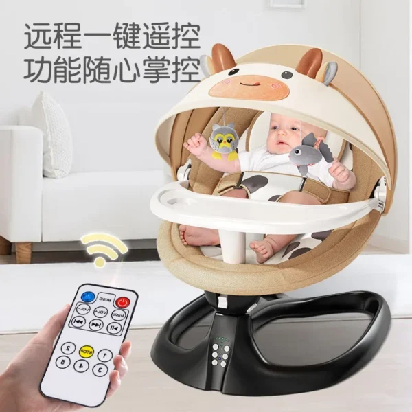 Baby Soothing Tool Electric Rocking Chair Newborn Comfort Chair Baby Sleeping Lounge Chair Baby Soothing Sleeping Cradle Bed