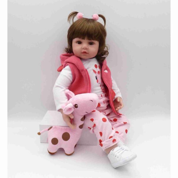 Bebe Reborn Silicone Baby Doll- 48cm Realistic Soft Cotton Body Baby Doll