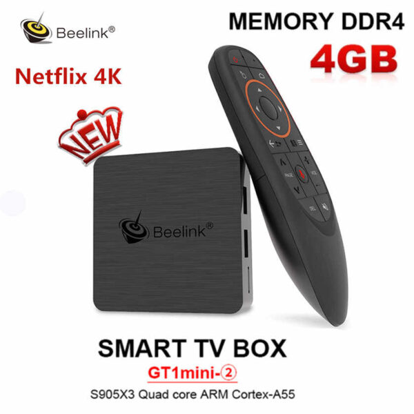 Beelink GT1 Mini-2 Android 9.0 TV Box Amlogic S905X3 4K HD 4GB 64GB 2.4G 5.8G WiFi 1000Mbps BT 4.0 TV Box - Image 2