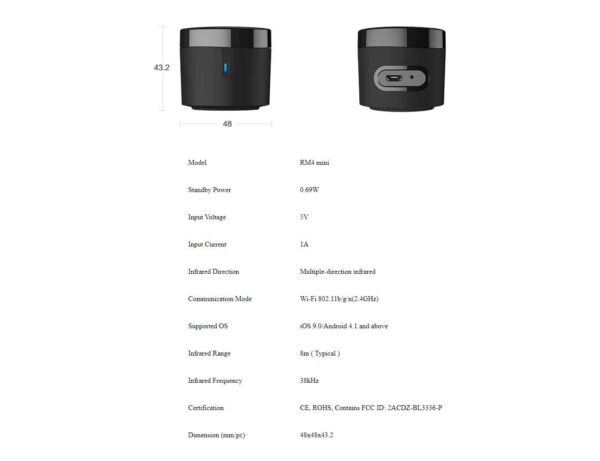 Broadlink RM4 Mini IR Universal Remote - Image 3