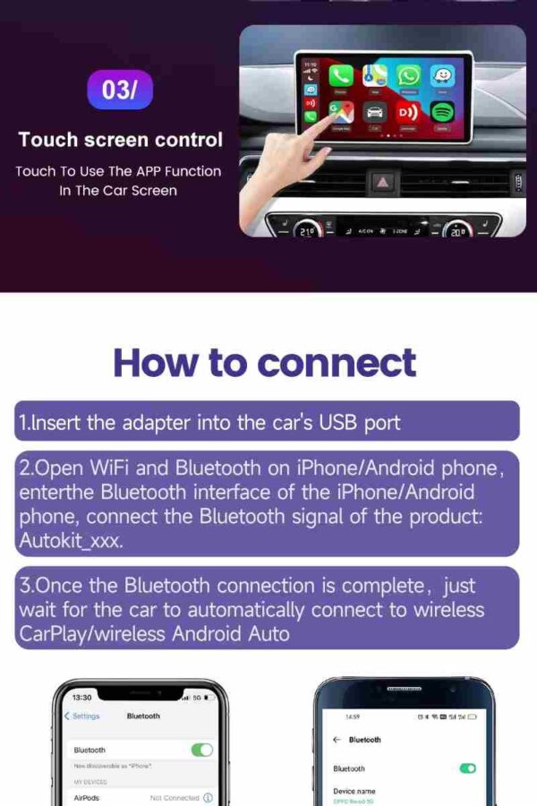 CPC200-2air Wireless Carplay Android Auto Dongle Adapter - Image 4