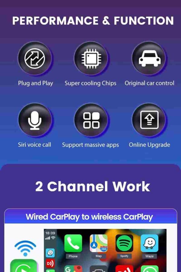 CPC200-2air Wireless Carplay Android Auto Dongle Adapter - Image 3