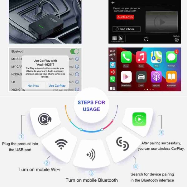 Carlinkit CPC200-U2W Plus Wireless Carplay Box for iPhone - Image 2