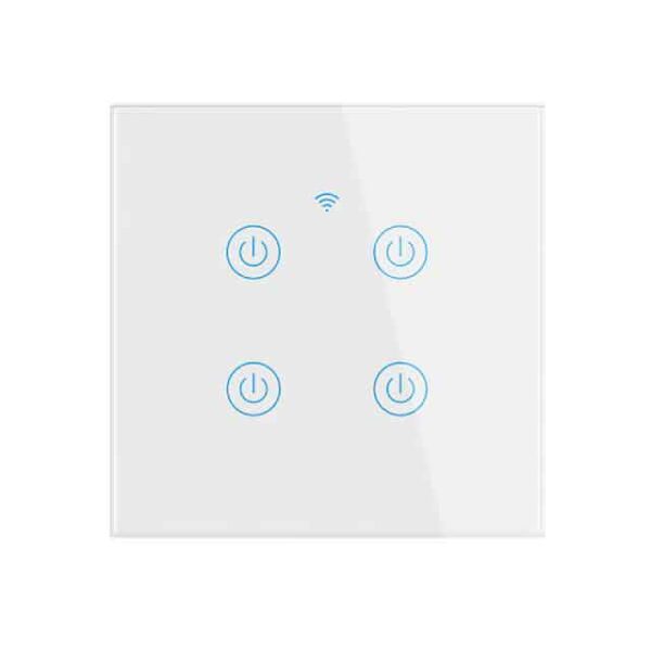 Smart Life DS-101 Wifi Smart Touch Switch 4 Gang Wireless Wall Light Switch