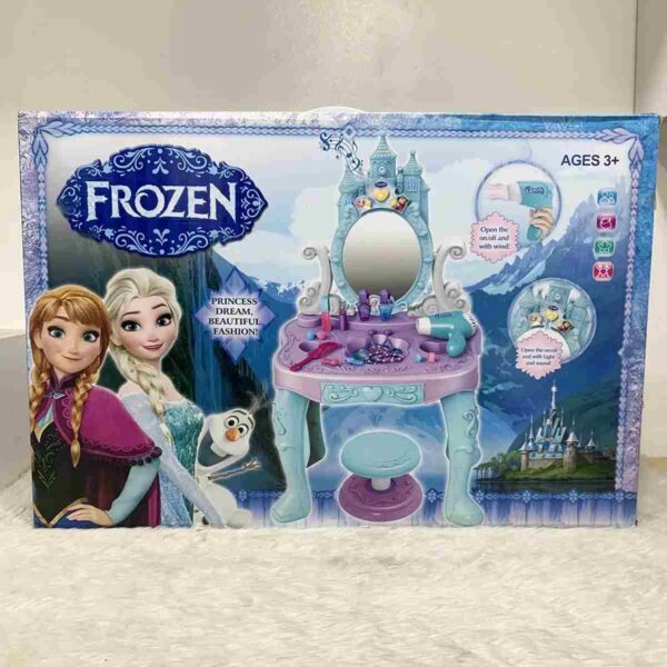 Frozen Vanity Mirror Makeup Dresser Kids Table Play Set