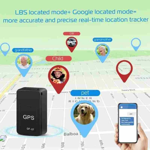 GF-07 GPS Tracker Anti Lost Live Location Tracker Device - Image 3