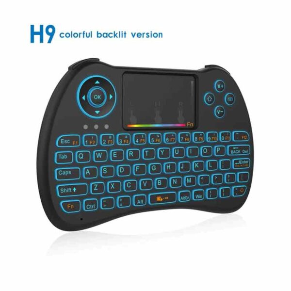 H9 Mini Wireless Keyboard With Touchpad & RGB Backlit