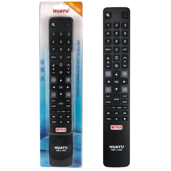 TCL TV Compatible Remote Control- Huayu RM-L1508+ LCD/LED TV Remote Control - Image 3