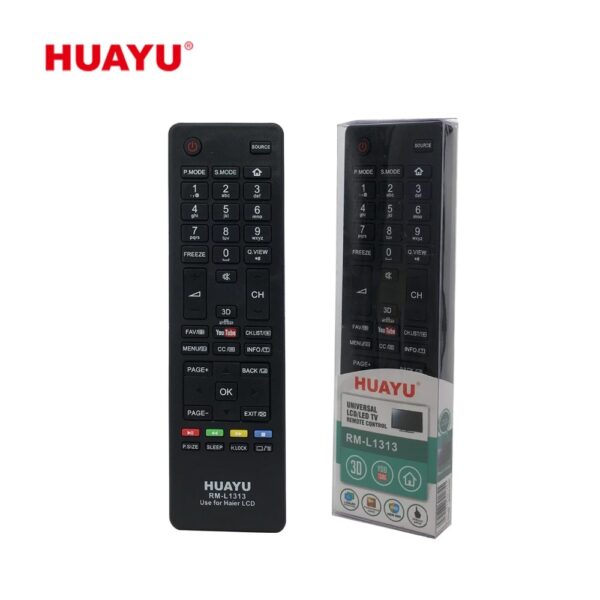 Haier TV Compatible Remote Control- Huayu RM-L1313 LCD LED TV Remote Control - Image 2