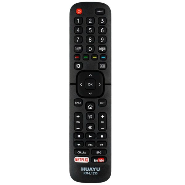 Hisense LCD LED TV Compatible Remote Control - Huayu RM-L1335 Universal Remote Control