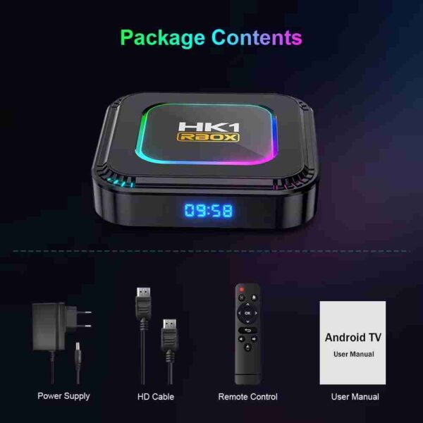 Hk1 Rbox K8 Android 8K Smart TV Box - 2GB RAM 16GB ROM Android 13 - Image 3