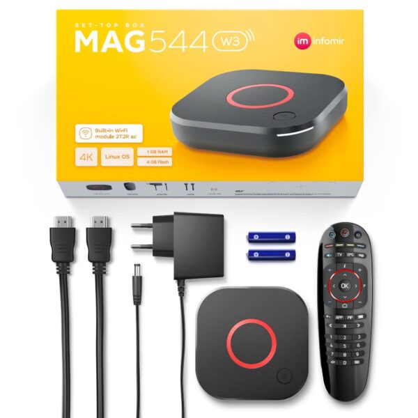 Infomir MAG 544W3 Set-top Box - 4K Built in WiFi - Image 2