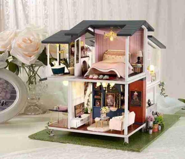 Monet Garden A081 DIY Miniature Doll House - Do It Yourself Craft Set Doll House - Image 3