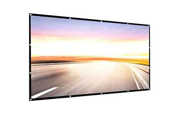 Owlenz 150 inch Simple Projection Screen 16:9 Portable Foldable Projector Screen (Type C)