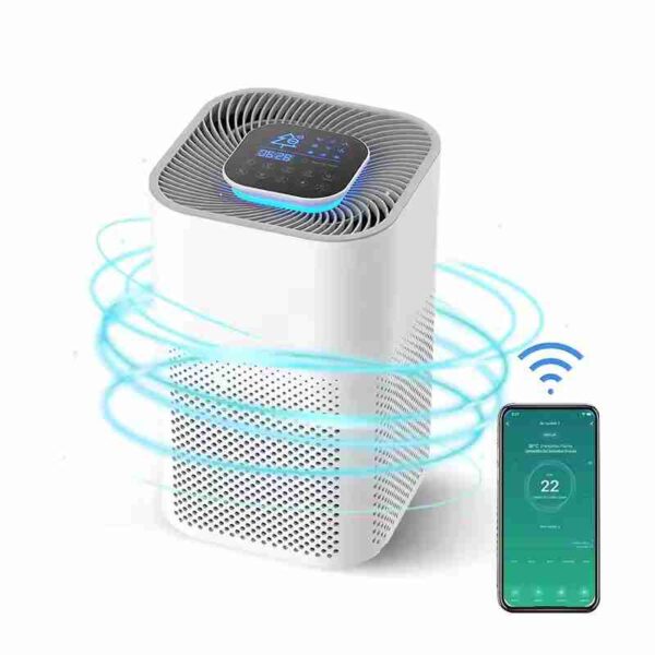 Portable Hepa Air Purifier - WiFi Supported Hepa 13 Filter Air Cleaner