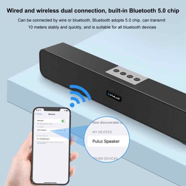 Puluz PU3100B Soundbar Wireless Bluetooth Surround Speaker - Image 3