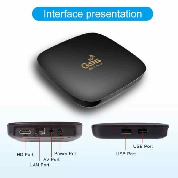 Q96 Android Smart TV Box - Dual WiFi Bluetooth - Image 2