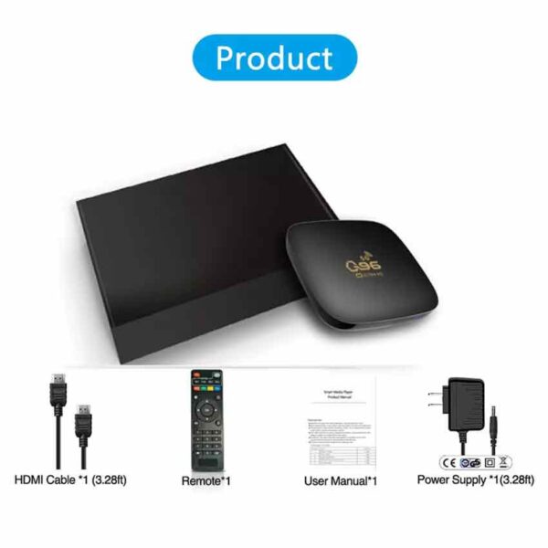 Q96 Android Smart TV Box - Dual WiFi Bluetooth - Image 3