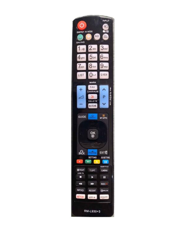 LG TV Compatible Remote -Huayu RM-L930+3 LCD LED TV Universal Remote Control