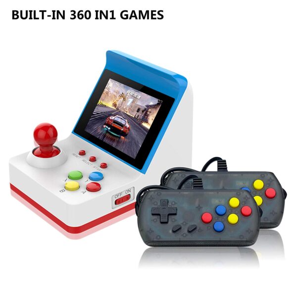 Retro Arcade FC 360 in 1 Mini Handheld Video Game Console 3 inch