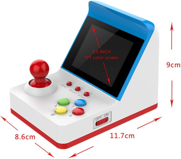 Retro Arcade FC 360 in 1 Mini Handheld Video Game Console 3 inch - Image 2