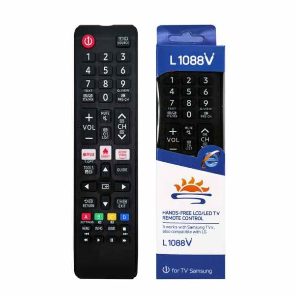 Samsung TV Compatible Remote - L 1088 LCD LED TV Universal Remote Control- 2 Pieces