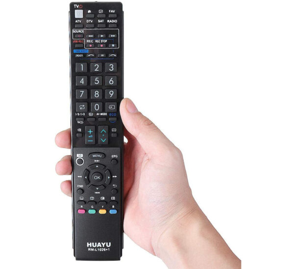 Sharp TV Compatible Remote - Huayu RM-L1026+1 LED LCD TV Universal Remote Control