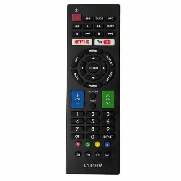 Sharp TV Compatible Remote - L 1346V Universal Remote Control -2 Remotes