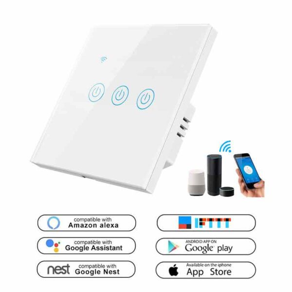 Smart Life DS-101JL 3 Gang WiFi Smart Switch